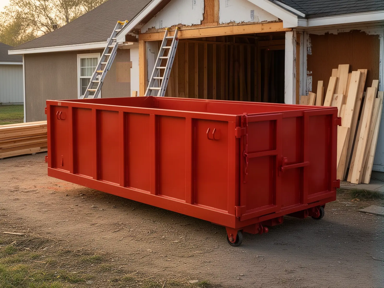 Roll-off dumpster from Little Jeff's Dumpster Rental in Laguna Woods, CA